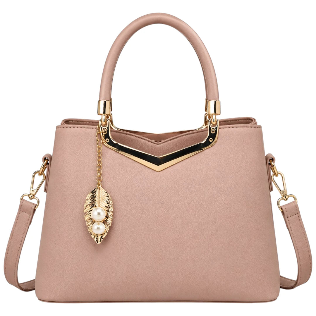 Cevoria Women's Elegant Pink Satchel Handbag