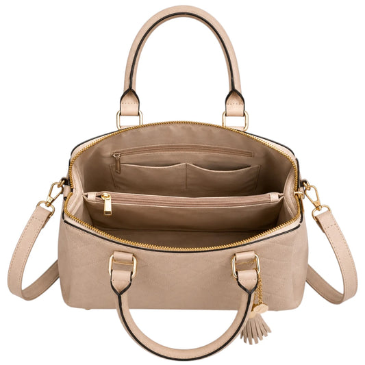 Cevoria Women's Elegant Pink Satchel Handbag