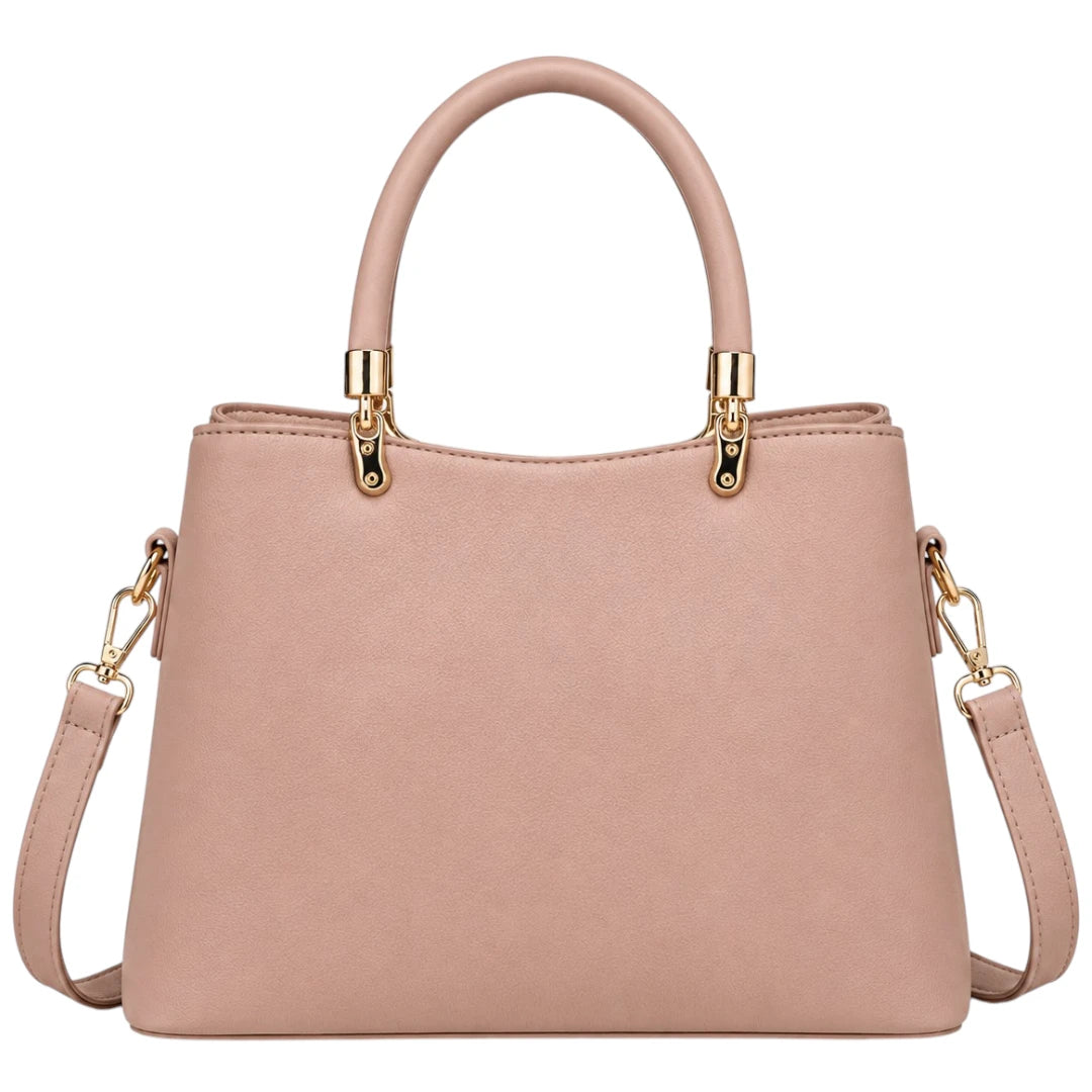 Cevoria Women's Elegant Pink Satchel Handbag
